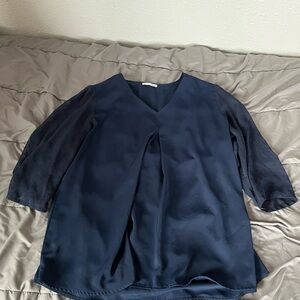 Women's Navy Blouse